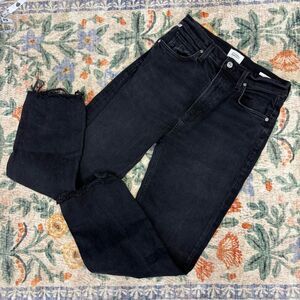 Citizens of Humanity Women’s Jeans Daphne Crop Size 25 Black Denim Pants